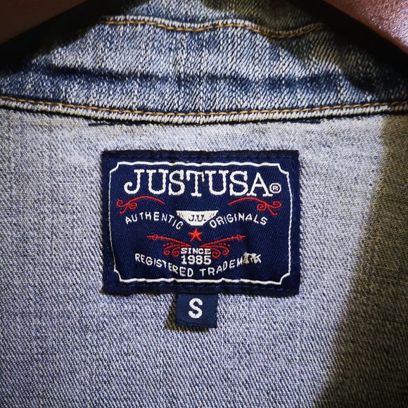 Just USA Denim Vest - Picture 3 of 3